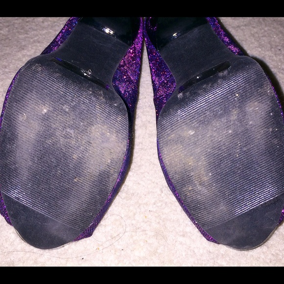 SOLD - SALE⚡️Sz 6 Purple blue pump prom glitter - Picture 4 of 4