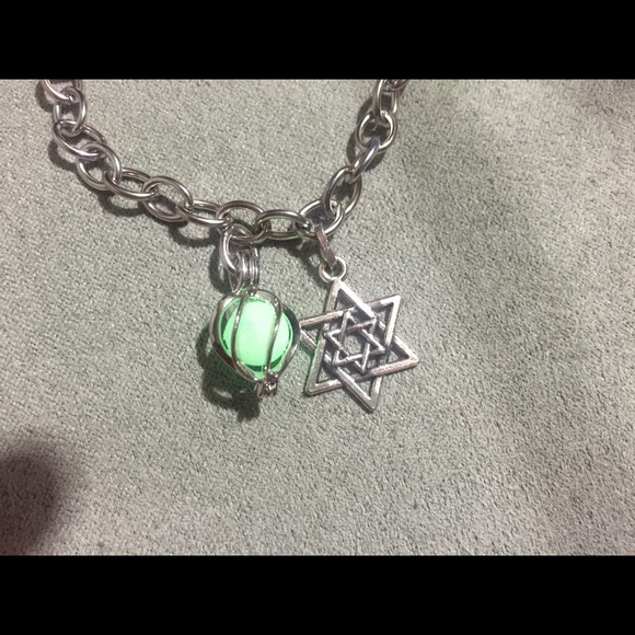 Light of the world star of david toggle bracelet