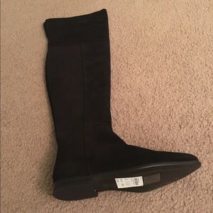 Sold! Topshop over the knee suede leather boots