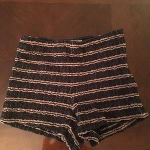 Free People Striped shorts(FINAL SALE)