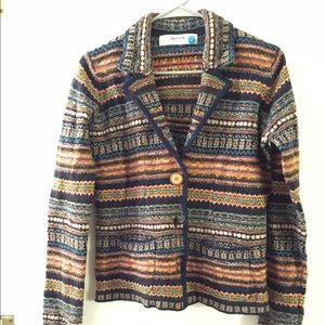 Colorful sweater/blazer