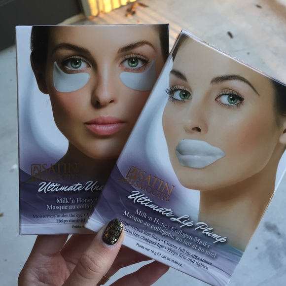 Satin Smooth lip and undereye mask bundle