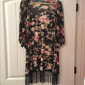 Floral kimono