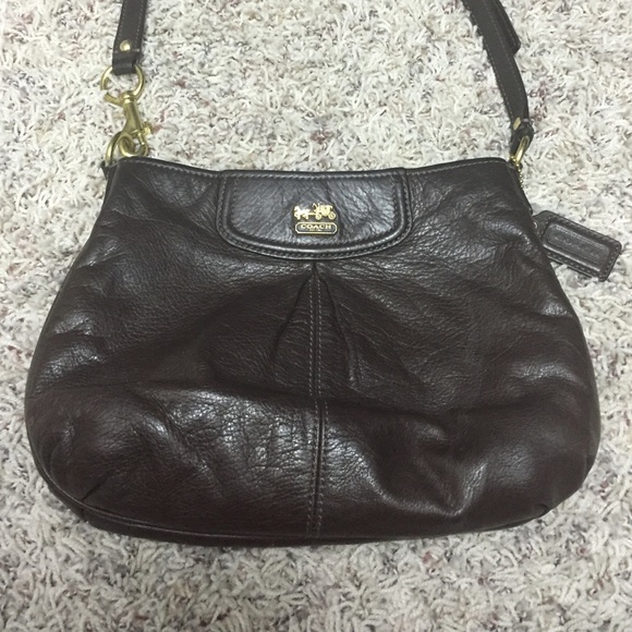 Coach Brown Leather Crossbody Purse