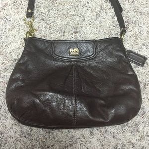 Coach Brown Leather Crossbody Purse