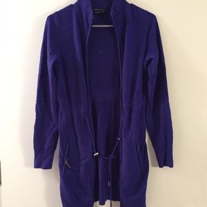 Zip up sweater dress