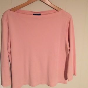 Ann Taylor Pink Boatneck top