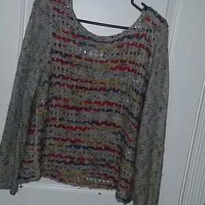 Pieces by Kensie light colorful sweater