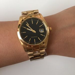 Gold and Black Watch