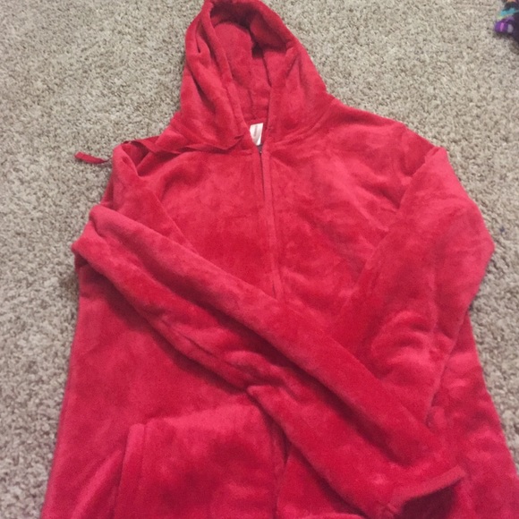 No boundaries red jacket