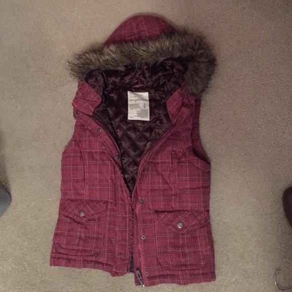 Plaid vest