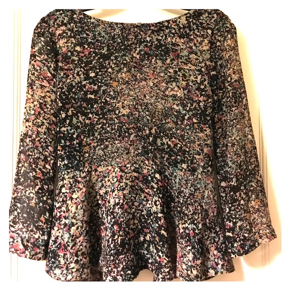 AG Paint Splatter Blouse
