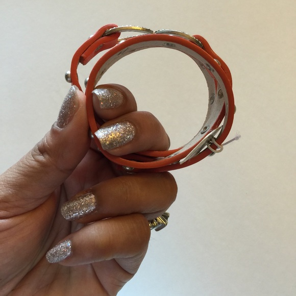 Pave Infinity Rhinestone Wrap Bracelet w/ studs - Picture 3 of 8