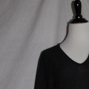 Eileen Fisher dark grey sweater