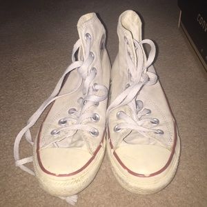 white high top converse (on hold)