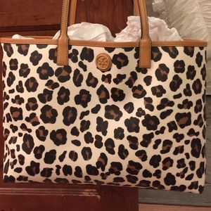 Tory Burch Kensington tote - leopard print