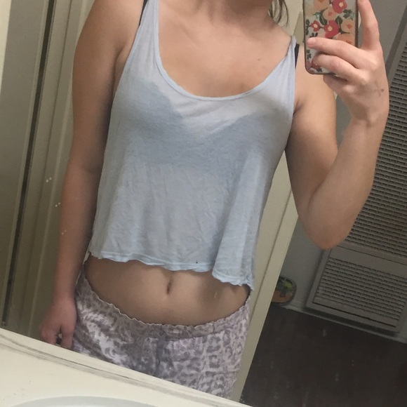 SOLD Brandy Melville Light Blue Tank - Picture 3 of 4