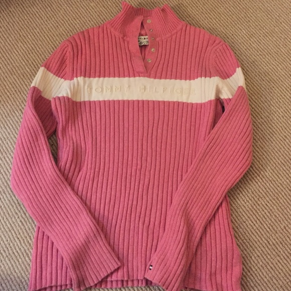 PINK TOMMY HILFIGER SWEATER