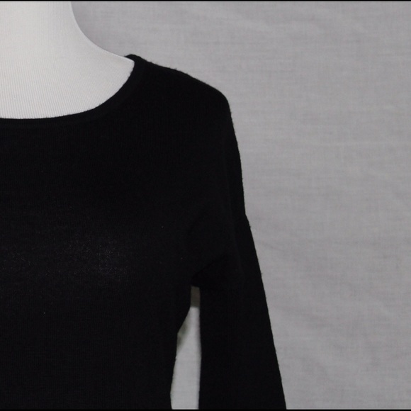 Garnet Hill black A-line dress