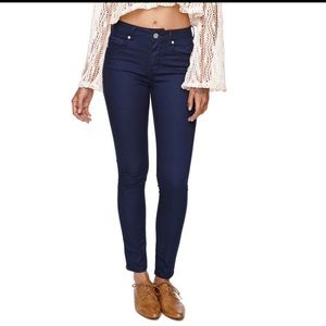 Pac Sun Bullhead High Rise Dark Wash Skinny Jeans