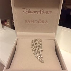 Pandora Angel Wing Necklace with Cubic Zirconia