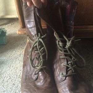 Seychelles Shoes - Brown Leather combat boots Seychelles Shoes - Brown Leather combat boots