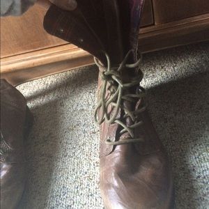 Seychelles Shoes - Brown Leather combat boots Seychelles Shoes - Brown Leather combat boots