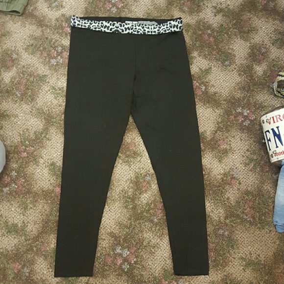 Pink yoga pants