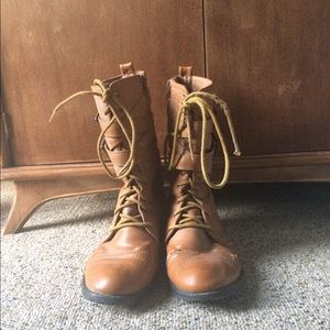 Shoes - Light leather combat boots Shoes - Light leather combat boots