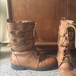 Shoes - Light leather combat boots Shoes - Light leather combat boots