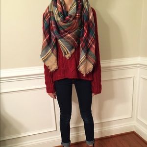 Burgundy Sweater