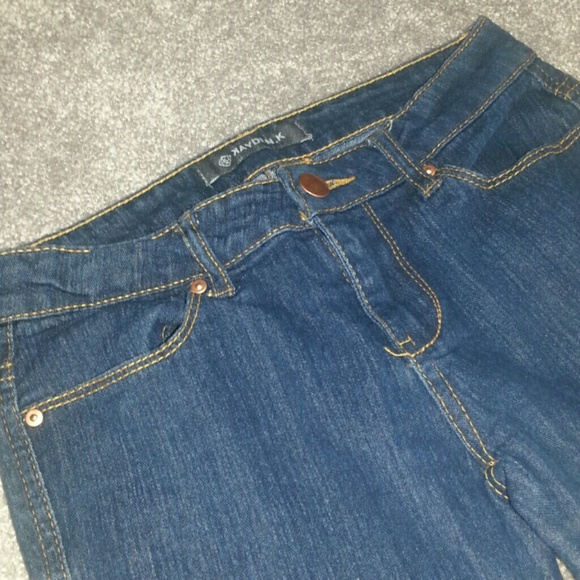 blue skinny jeans