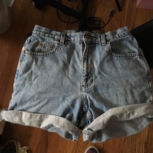 High waisted shorts