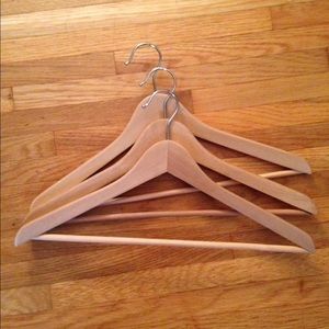 Closet Necessities!! Wood Hangers.