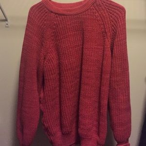Red Chunky Sweater