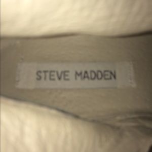 Steve Madden Shoes - Steve Madden White Leather Boots Steve Madden Shoes - Steve Madden White Leather Boots