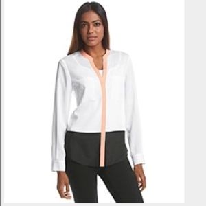 Beautiful colorblock blouse by Ivanka Trump
