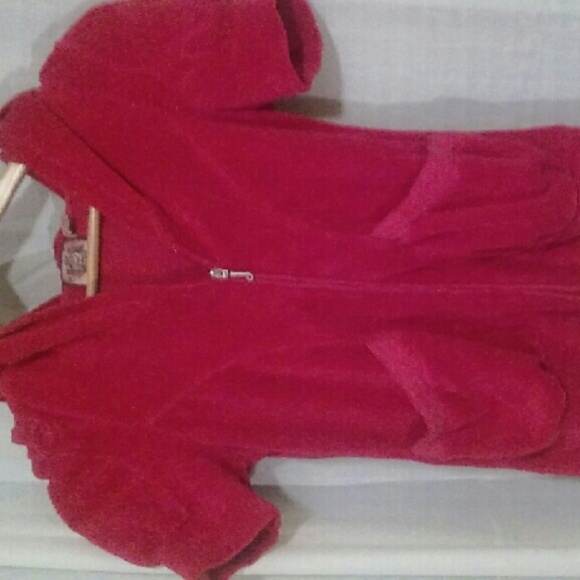 Terry puff short sleeve jacket