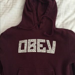 Maroon Obey Sweatshirt