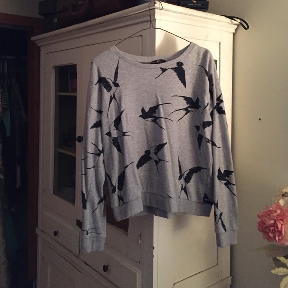 Bird Printed Sweatshirt