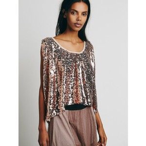 Free People x Mercury sequined top - Picture 2 of 3