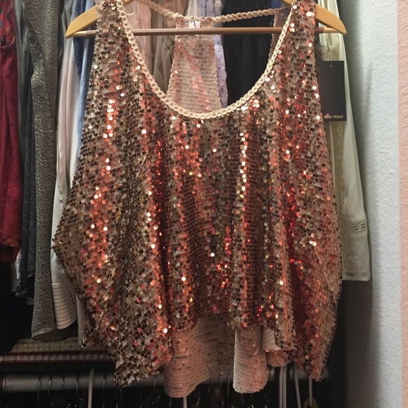 Free People x Mercury sequined top - Picture 3 of 3