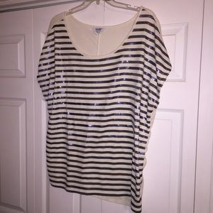 Old Navy top with sequins- worn just once