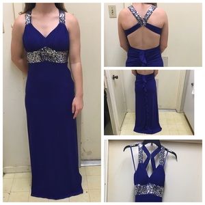 Beautiful Blue Prom Dress