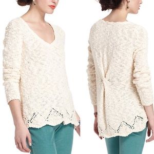 NWOT Anthropologie Yellow Bird Sweater