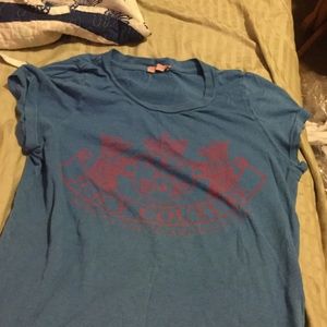 juicy couture size small t shirt blue