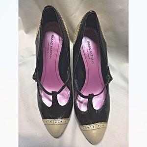 Isaac Mizrahi Vintage Style block heels 6.5