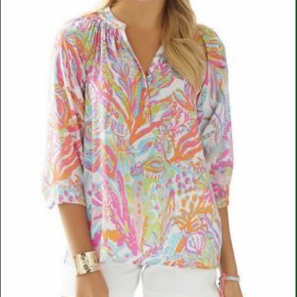 Lilly Pulitzer Elsa Top - Picture 1 of 2