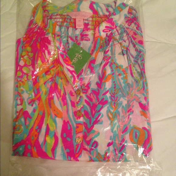 Lilly Pulitzer Elsa Top - Picture 2 of 2