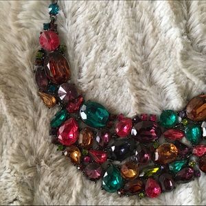 Jeweled Bib Necklace